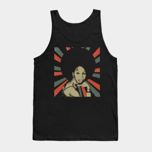Nina Simone || Vintage Art Design || Exclusive Art Tank Top